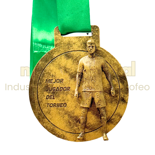 Imagen de Medalla personalizada con aplique 3D - M9.5009